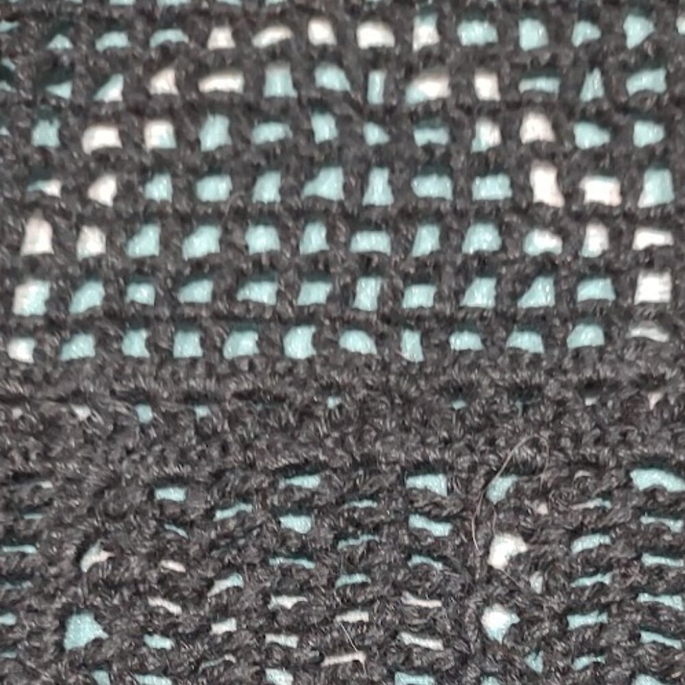 VENEZIA JEANS CLOTHING CROCHET RAMIE COTTON CARDIGAN EYE AND HOOK CLOSURE 18/20 - Picture 13 of 13